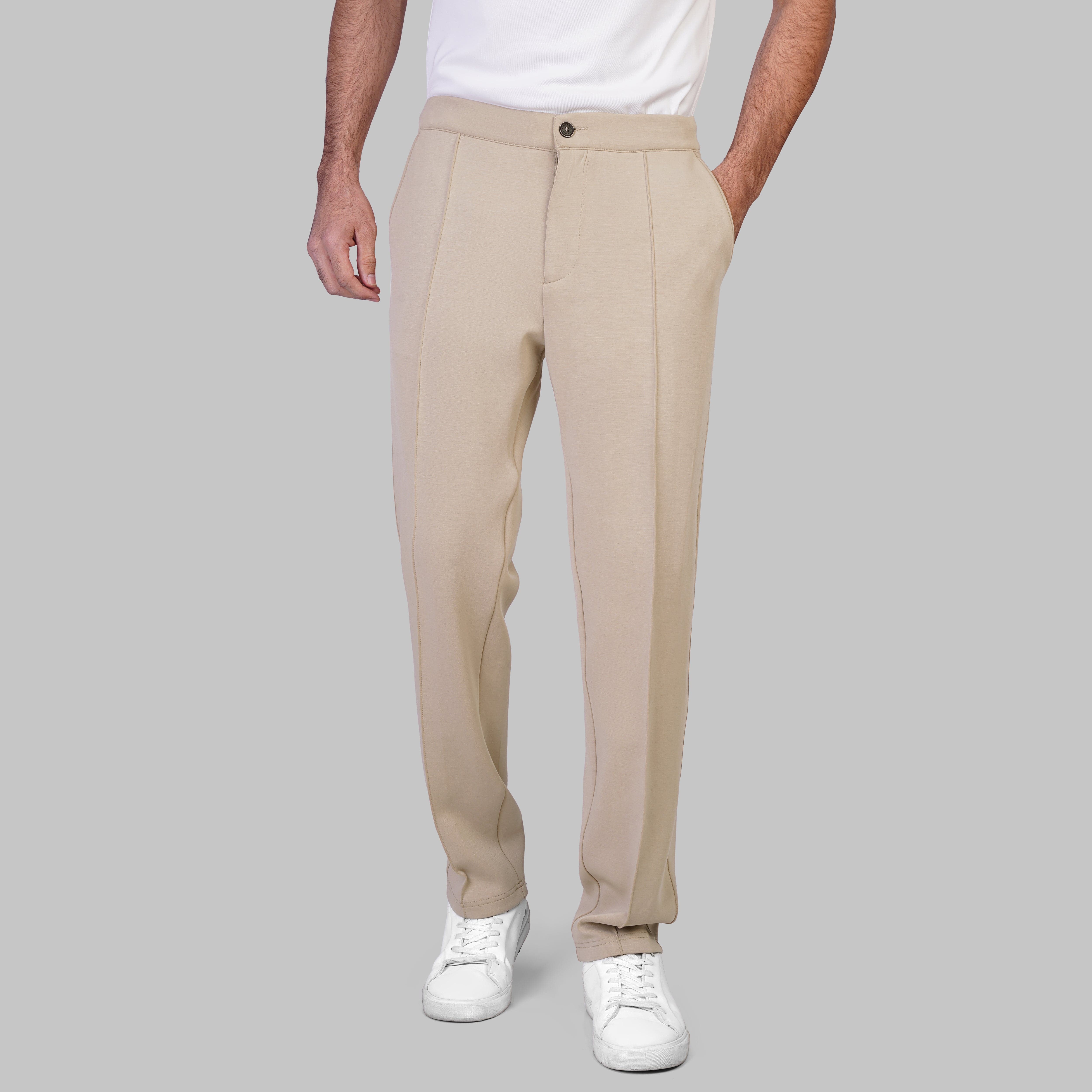 PREMIUM JOGGER WAIST SWEATPANTS - BEIGE