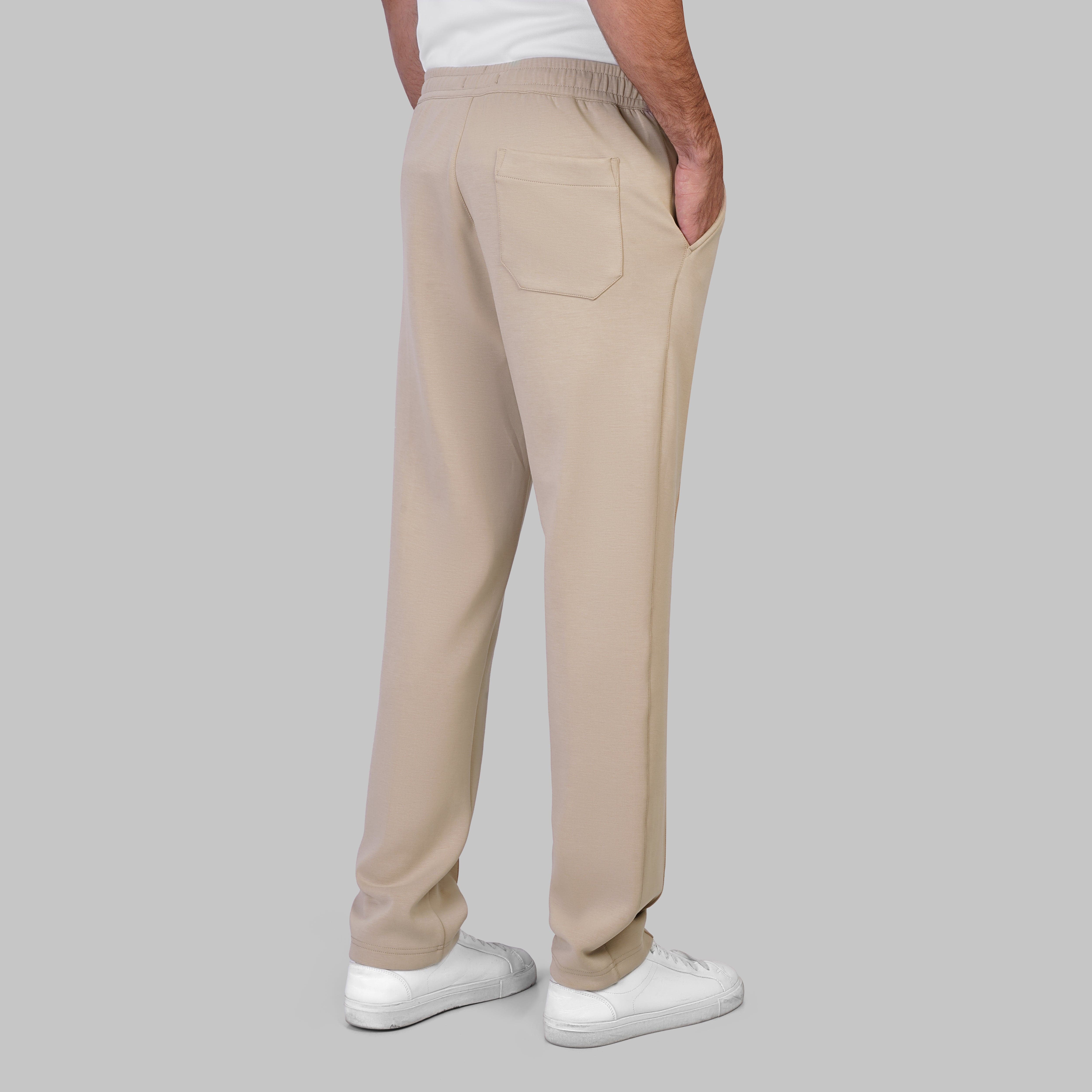 PREMIUM JOGGER WAIST SWEATPANTS - BEIGE