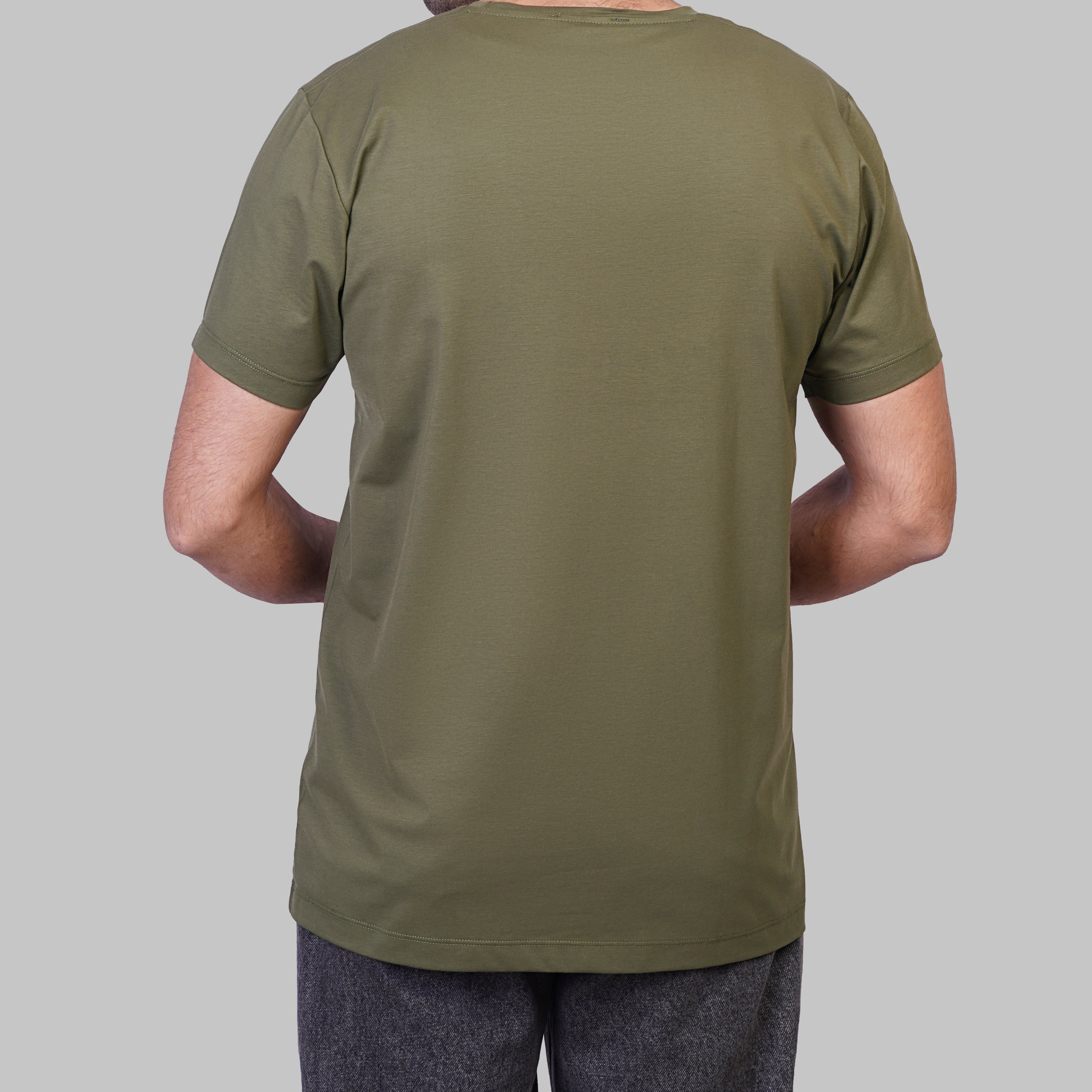 Premium Round-Neck Tshirt - OLIVE
