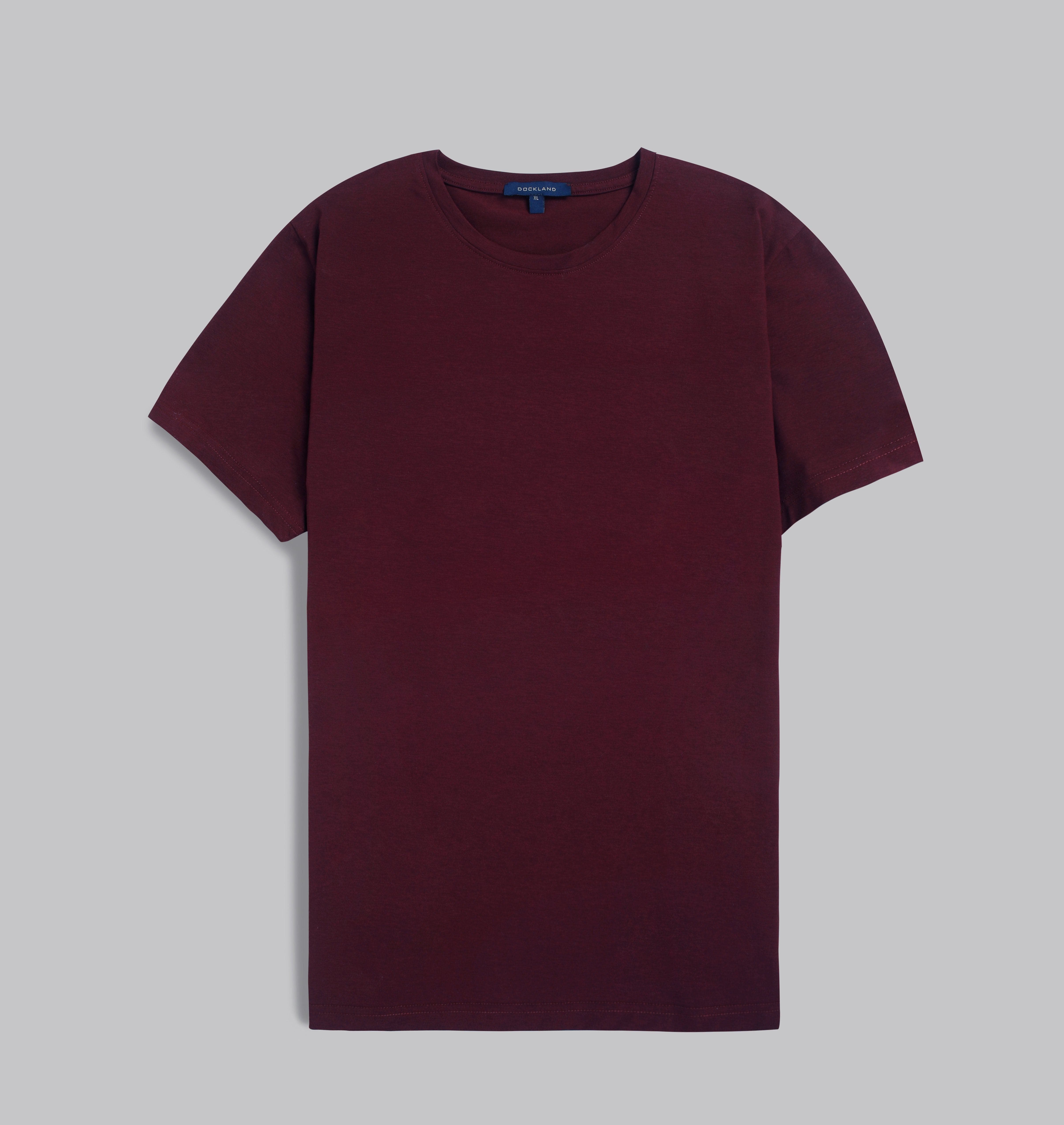 Premium Round-Neck Tshirt - WINE