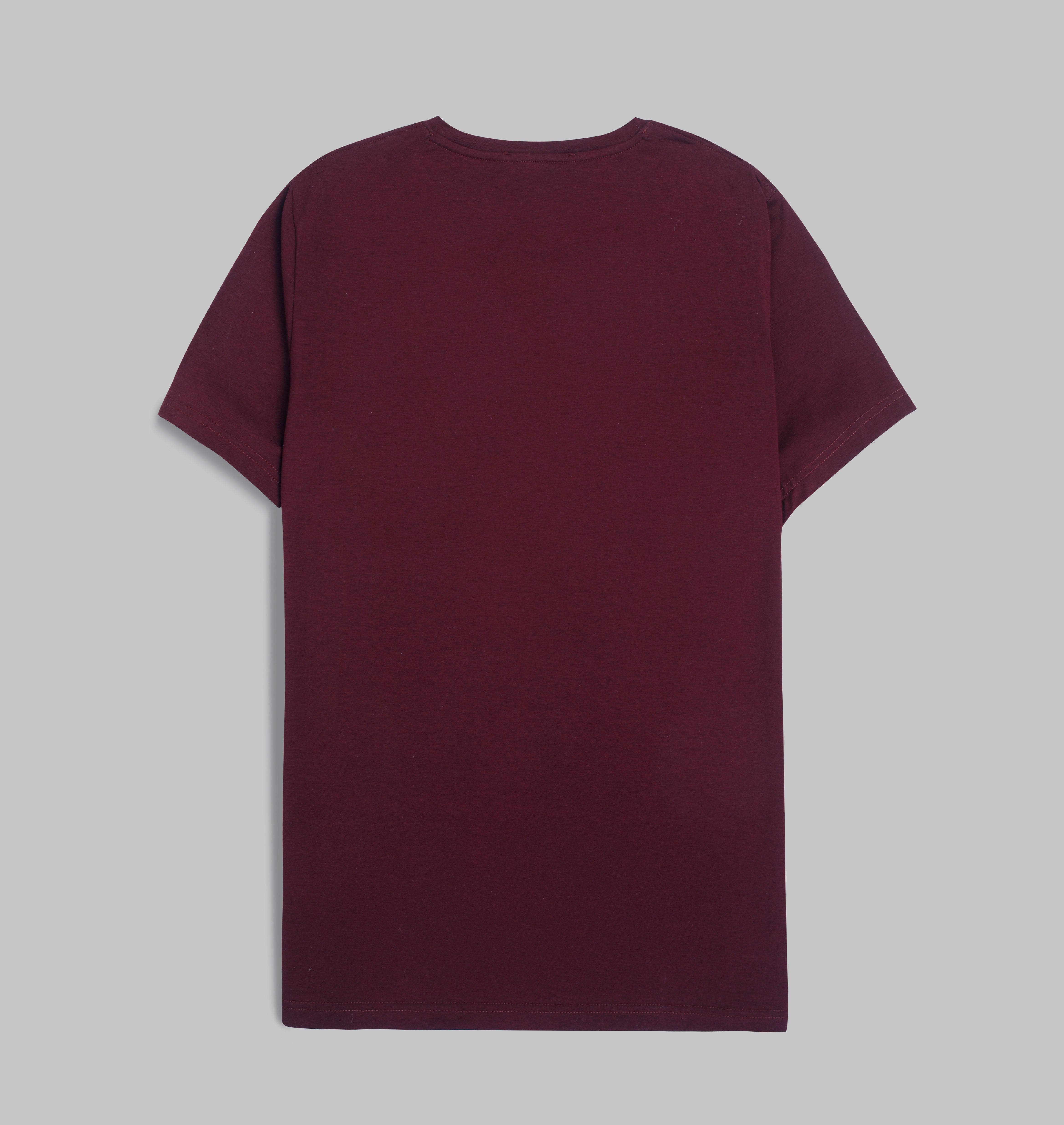 Premium Round-Neck Tshirt - WINE