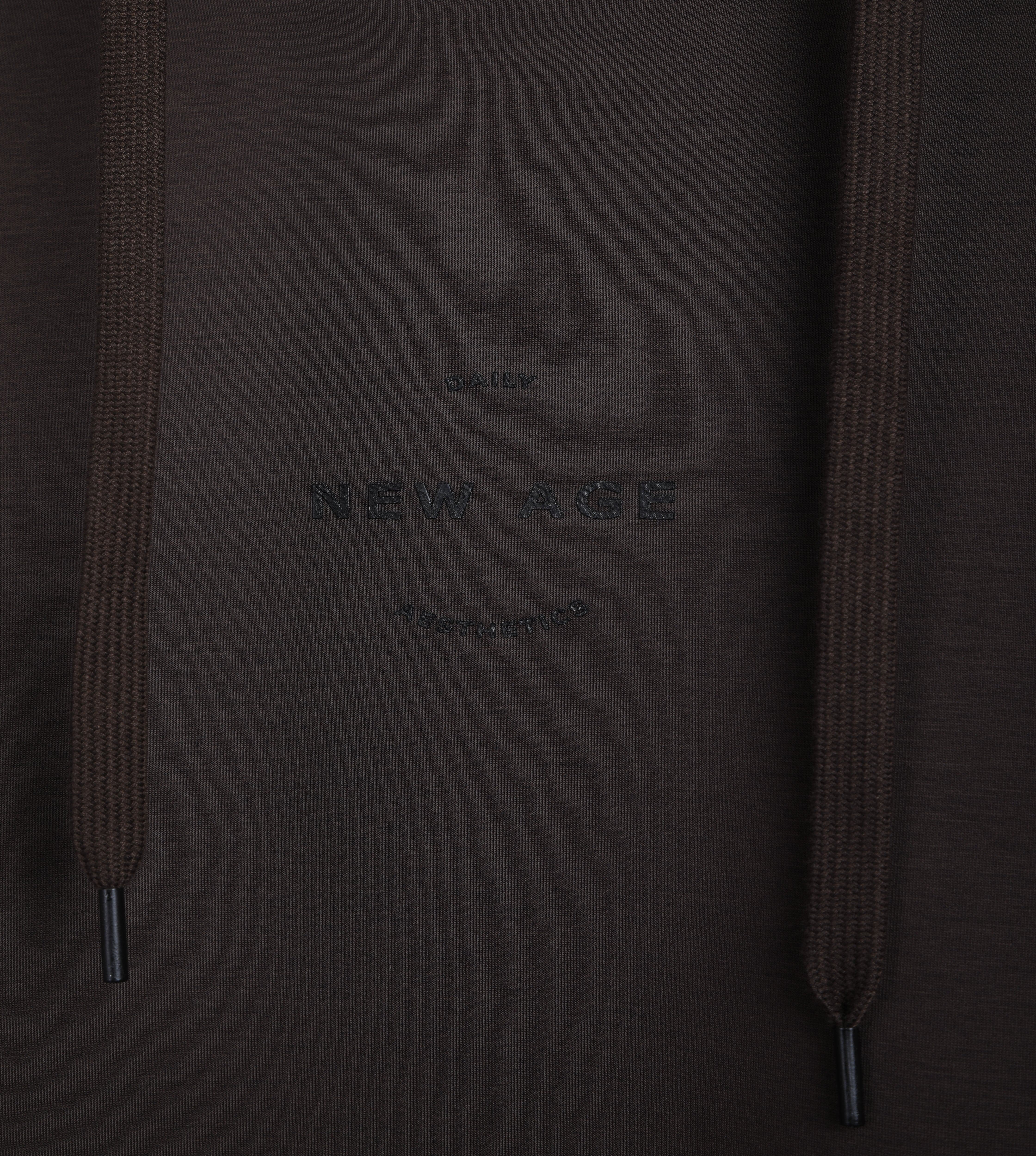 PREMIUM RAPPER EMBROIDERED HOODIE – BROWN