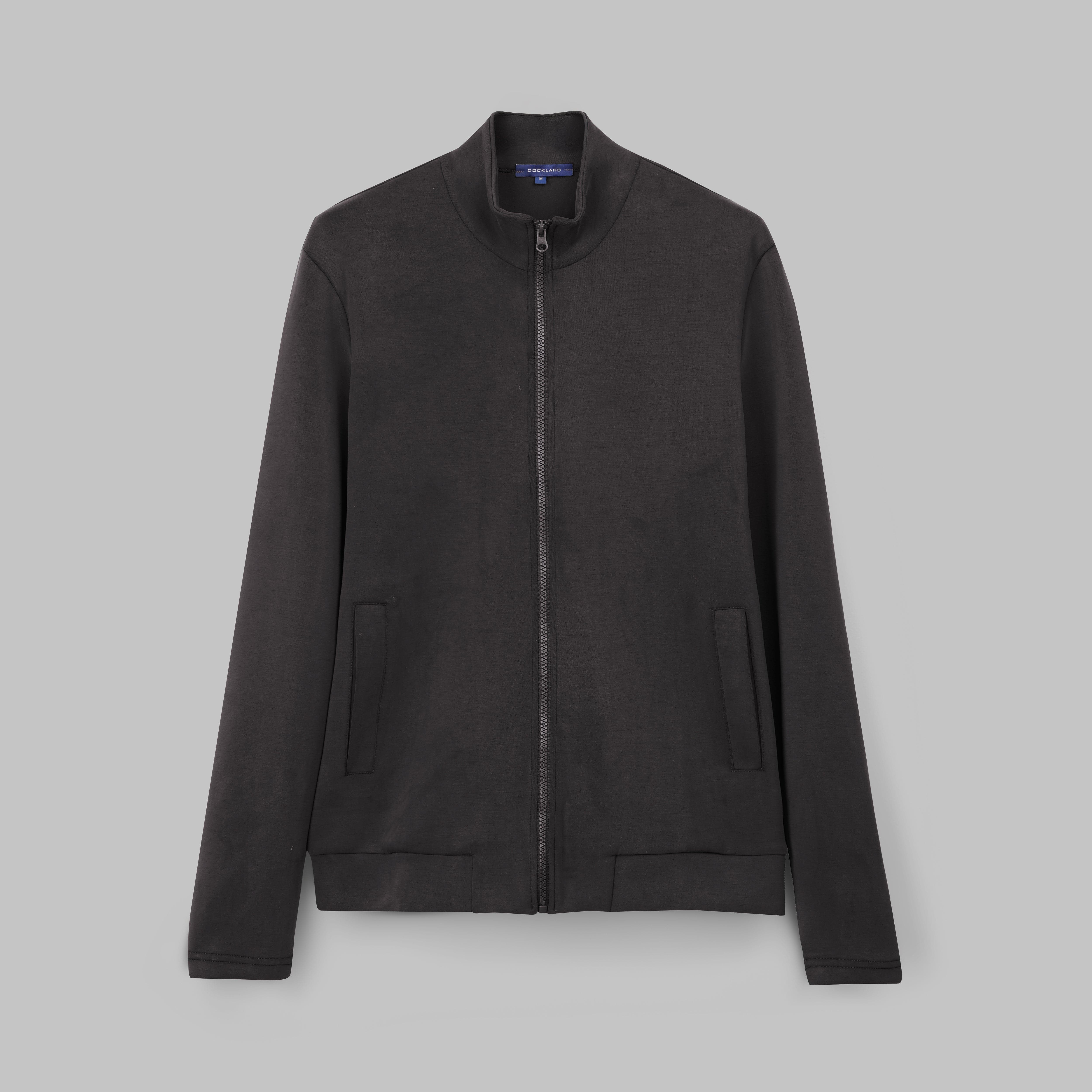 PREMIUM FULL-ZIP SWEATSHIRT - BROWN