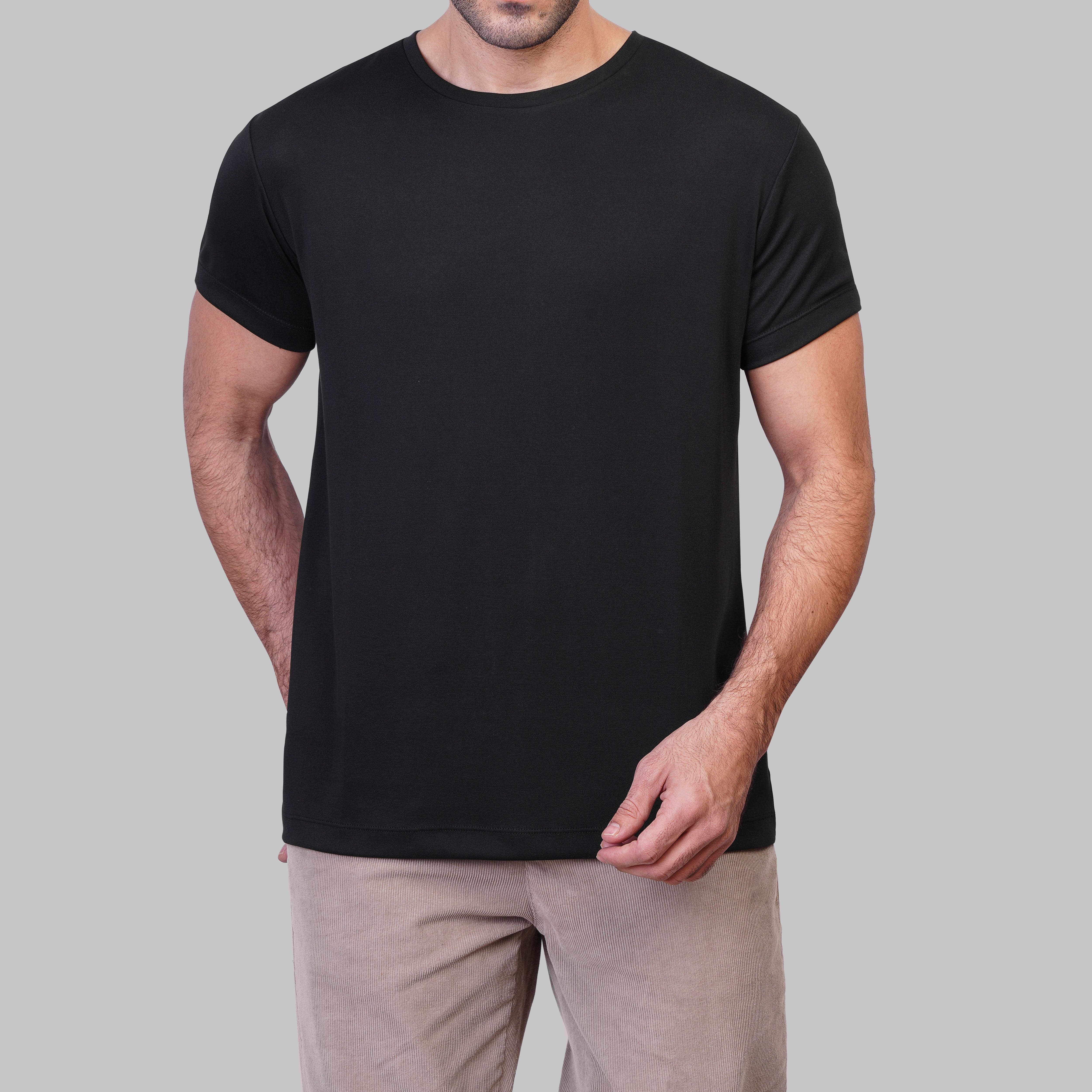 SHORT-SLEEVE T-SHIRT - BLACK