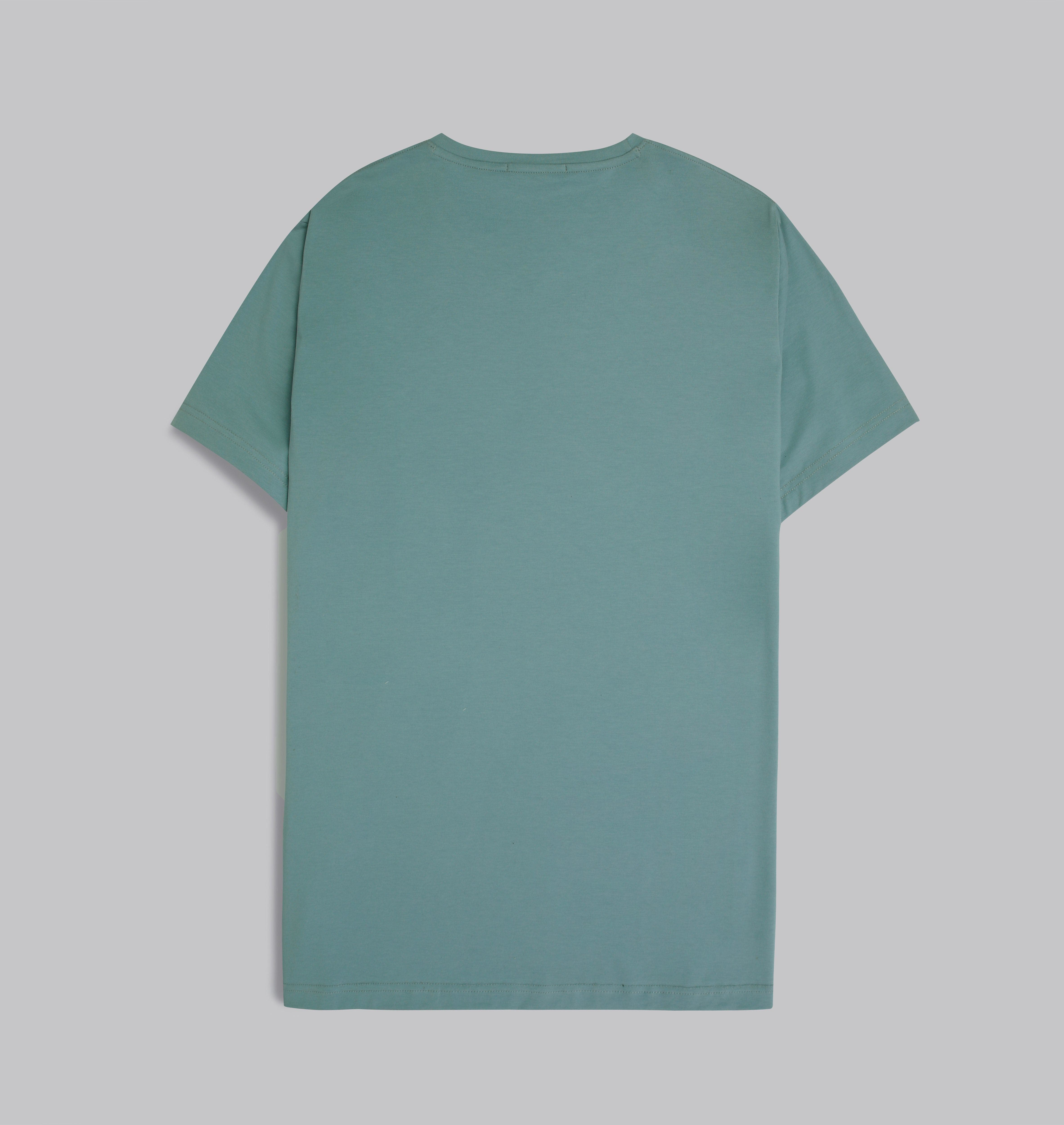 Premium Round-Neck Tshirt  - LIGHT BLUE