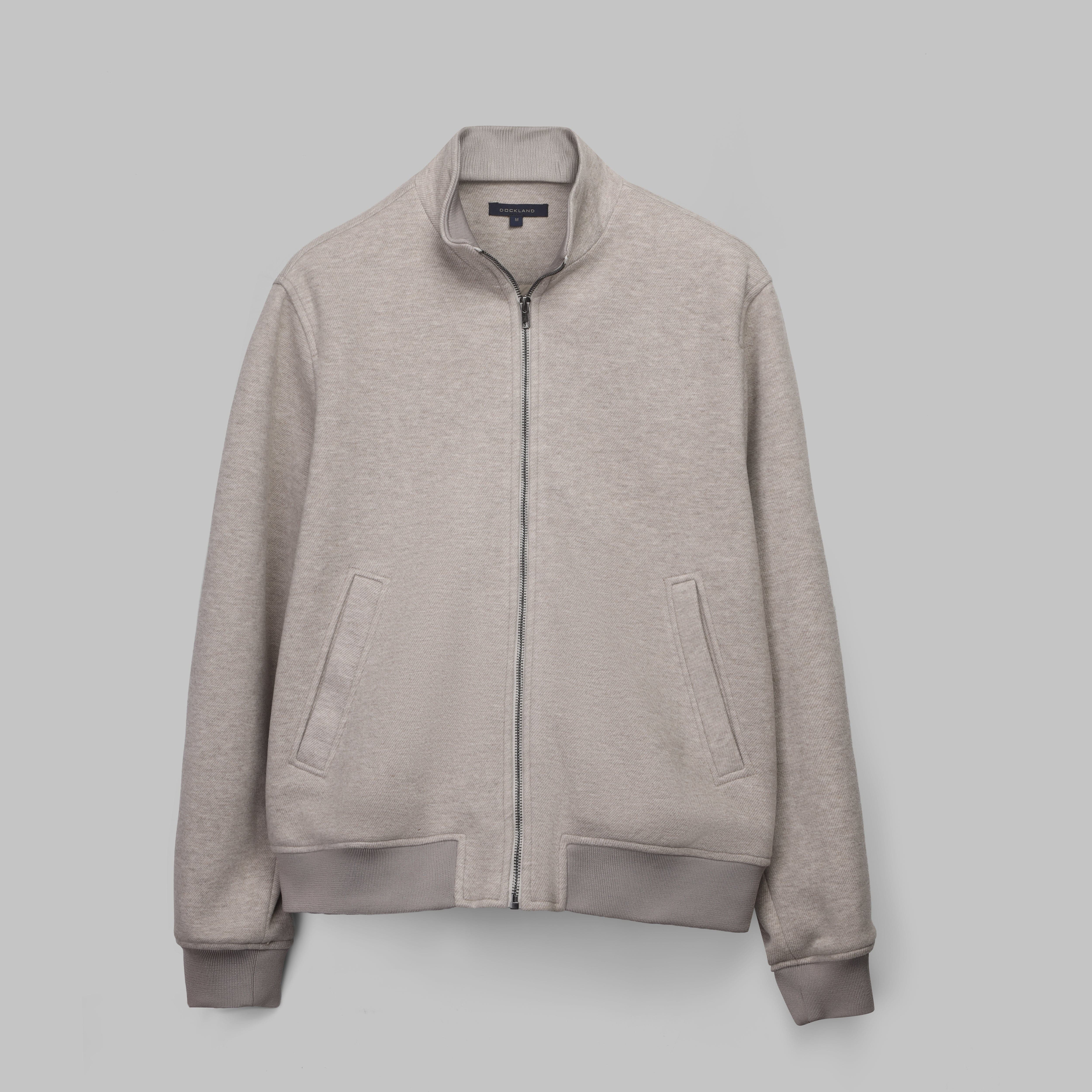 Tailored Winter Zip Jacket - BEIGE