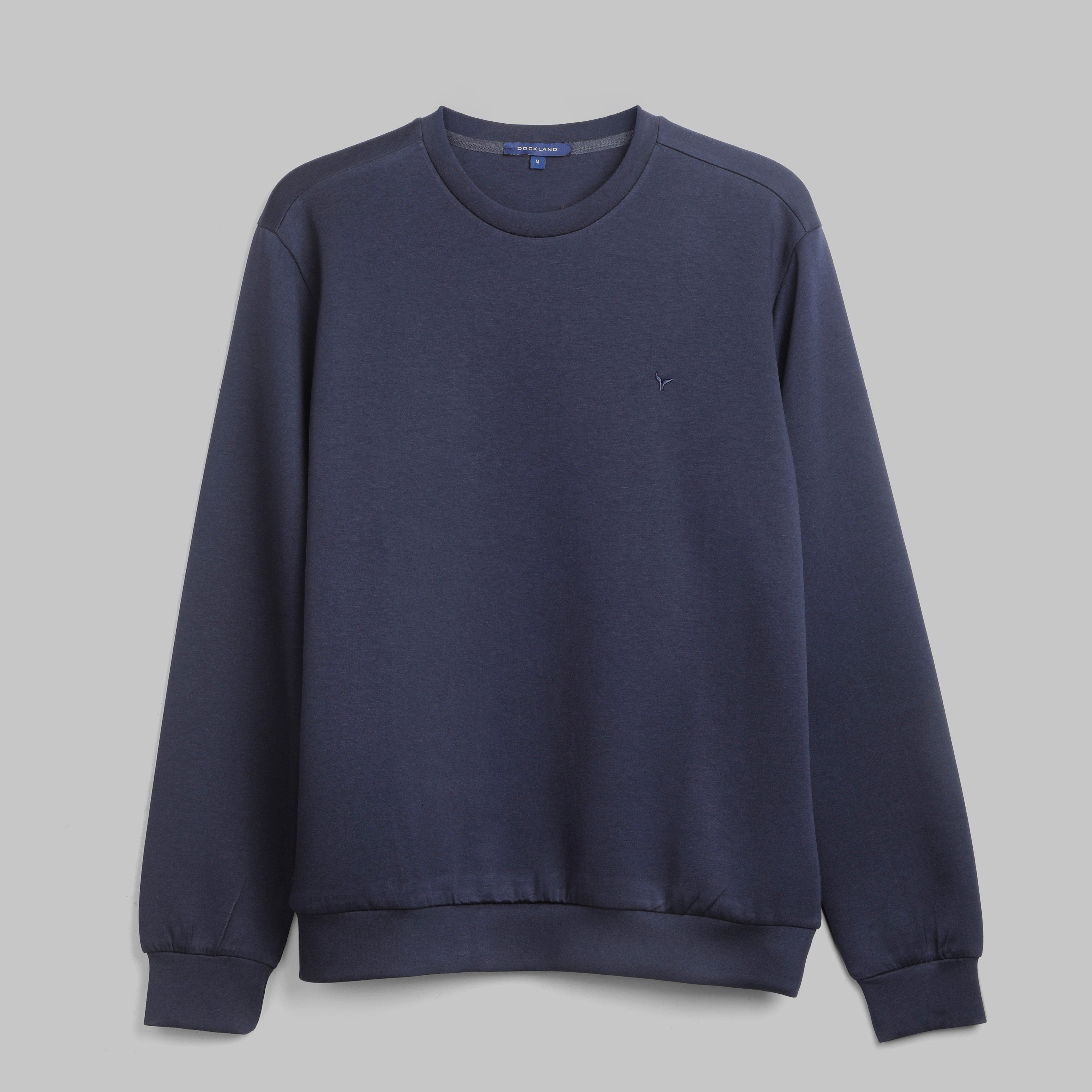 PREMIUM ROUND NECK SWEATSHIRT  - NAVY