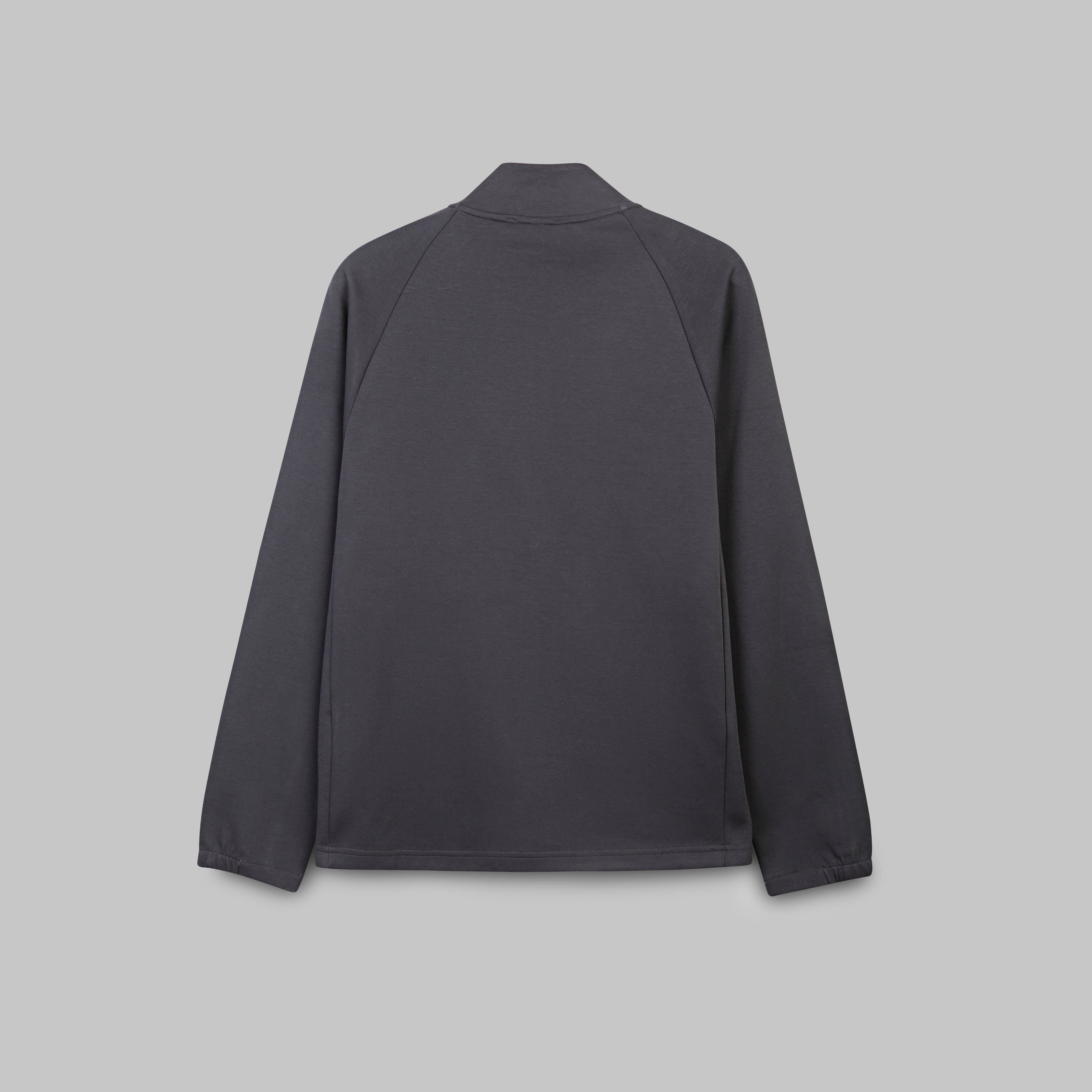 RAPPER ZIP-UP SWEATSHIRT - DARK GREY