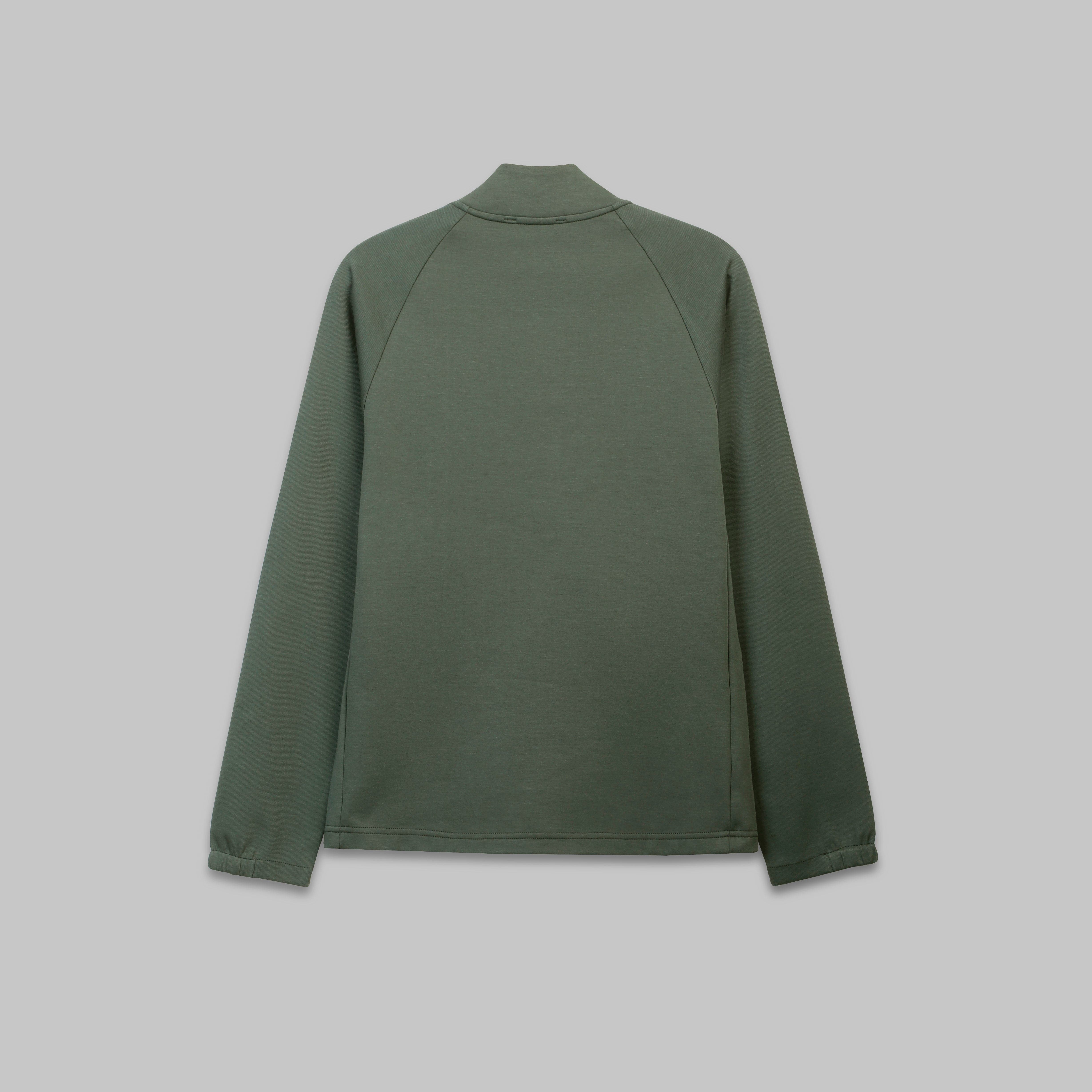 RAPPER ZIP-UP SWEATSHIRT - OLIVE