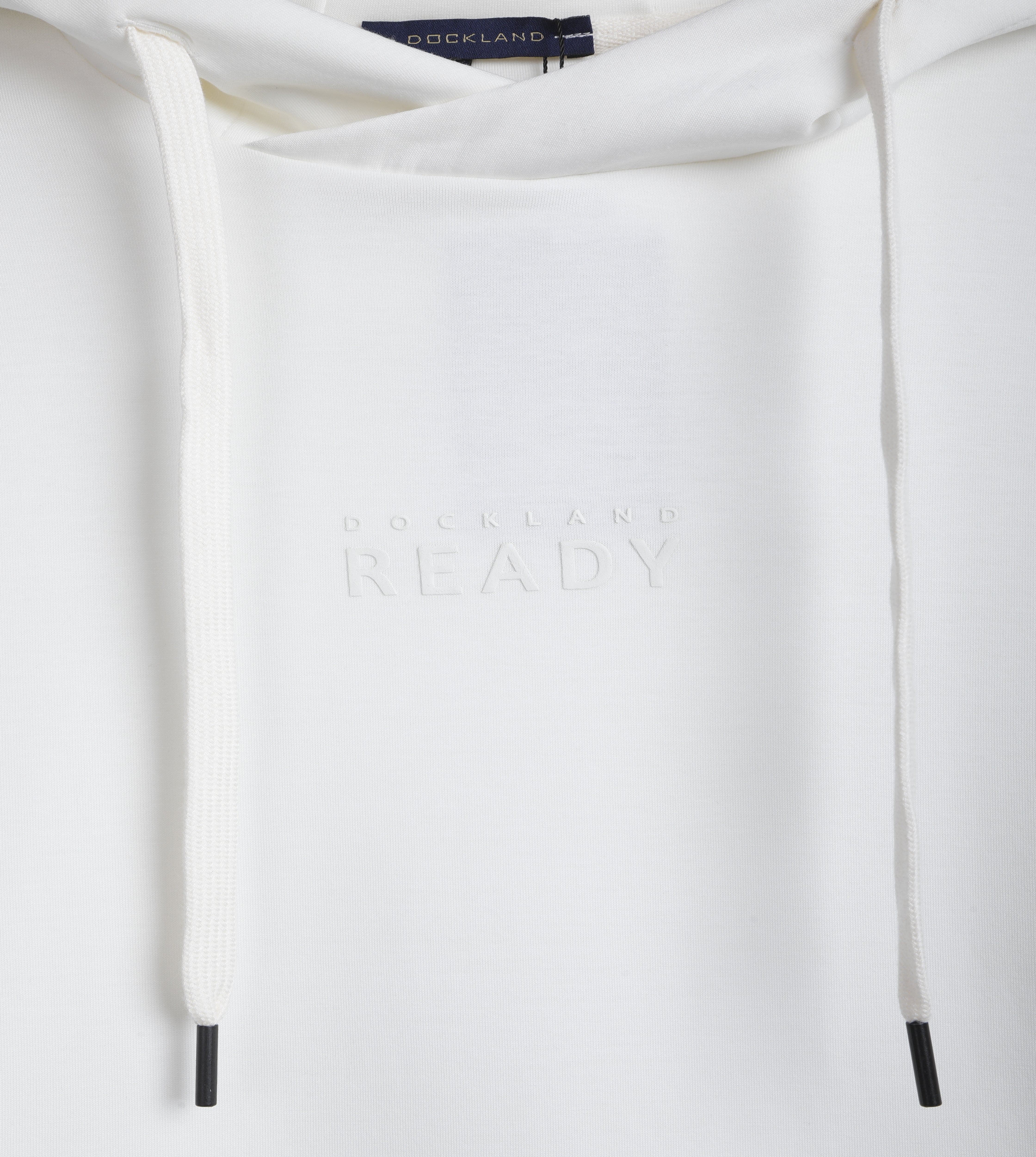 PREMIUM RAPPER EMBROIDERED HOODIE  - OFF WHITE